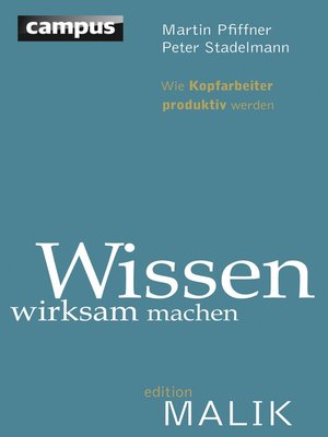 cover image of Wissen wirksam machen